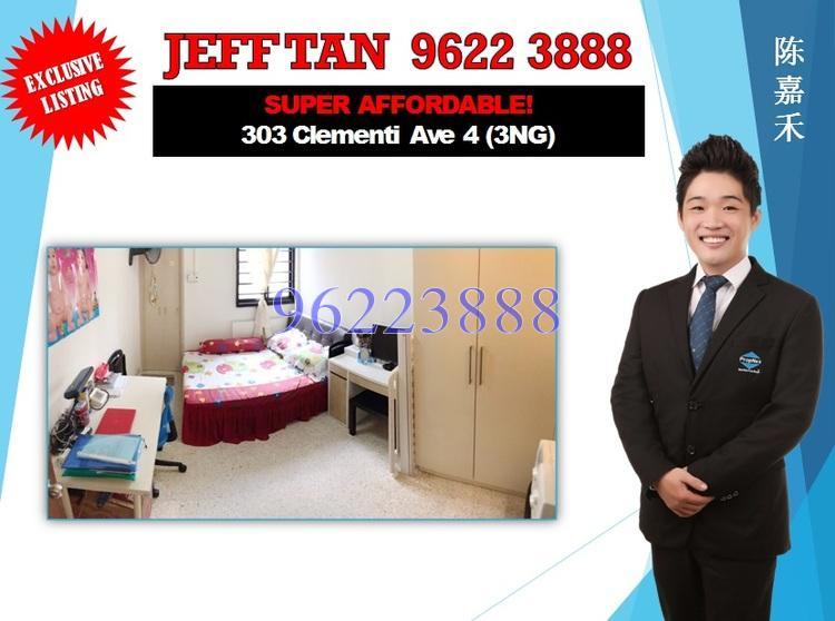 Blk 303 Clementi Avenue 4 (Clementi), HDB 3 Rooms #158222162